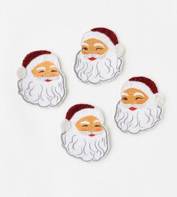180 Beaded Santa Coaster