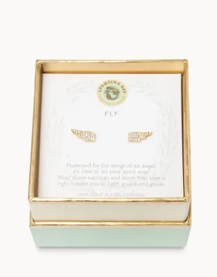Spartina Sea La Vie Fly/Wings Earrings