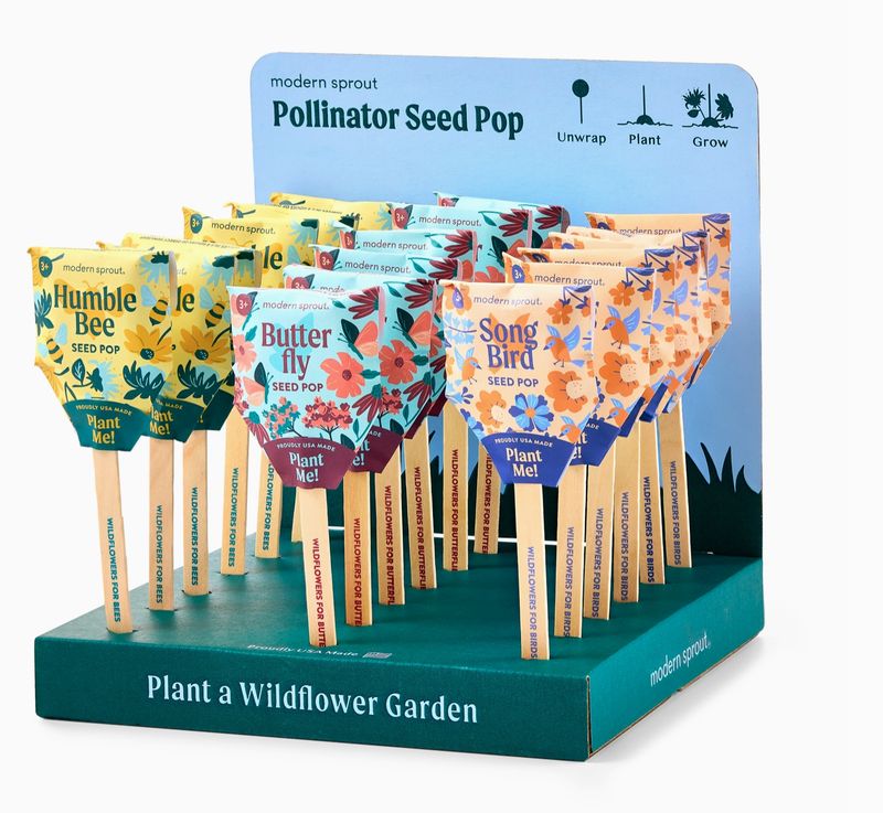 Wildflower Pollinator Seed Pop Kit