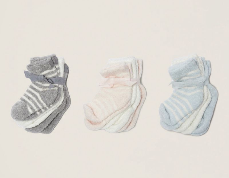 Barefoot Infant Socks 3pk