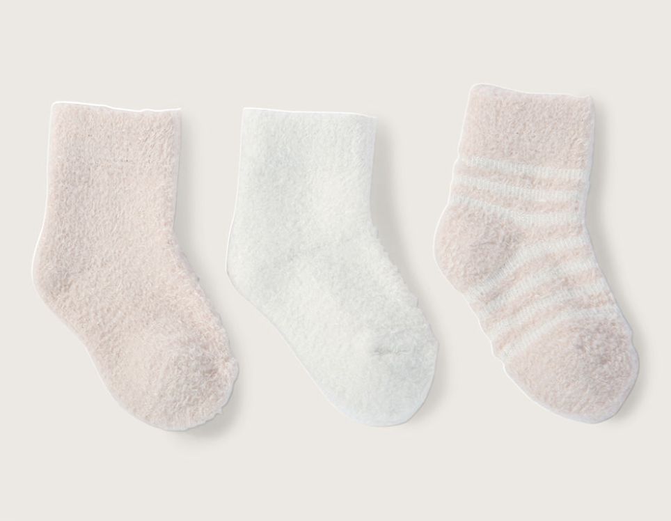Barefoot Infant Socks 3pk, Color: Pink