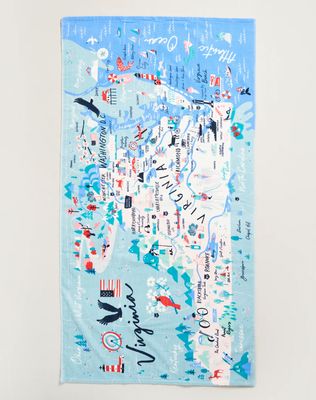 Spartina LOVE Virginia Beach Towel