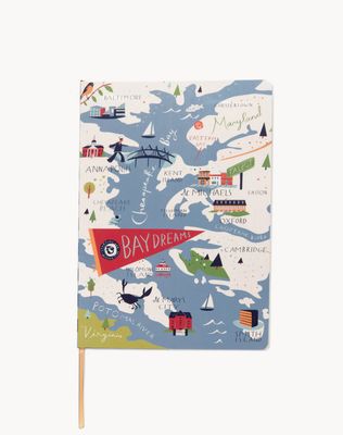 Spartina Bay Dreams Ruled Notebook