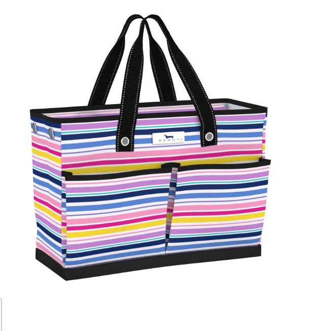 Ben Pocket Tote - Stripe a Pose