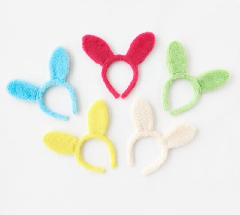 Fuzzy Bunny Ear Headband
