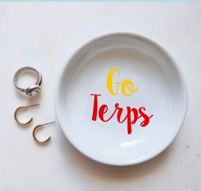 Go Terps Ring Dish - University of Maryland