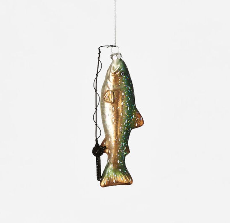 Fish On The Line Ornament