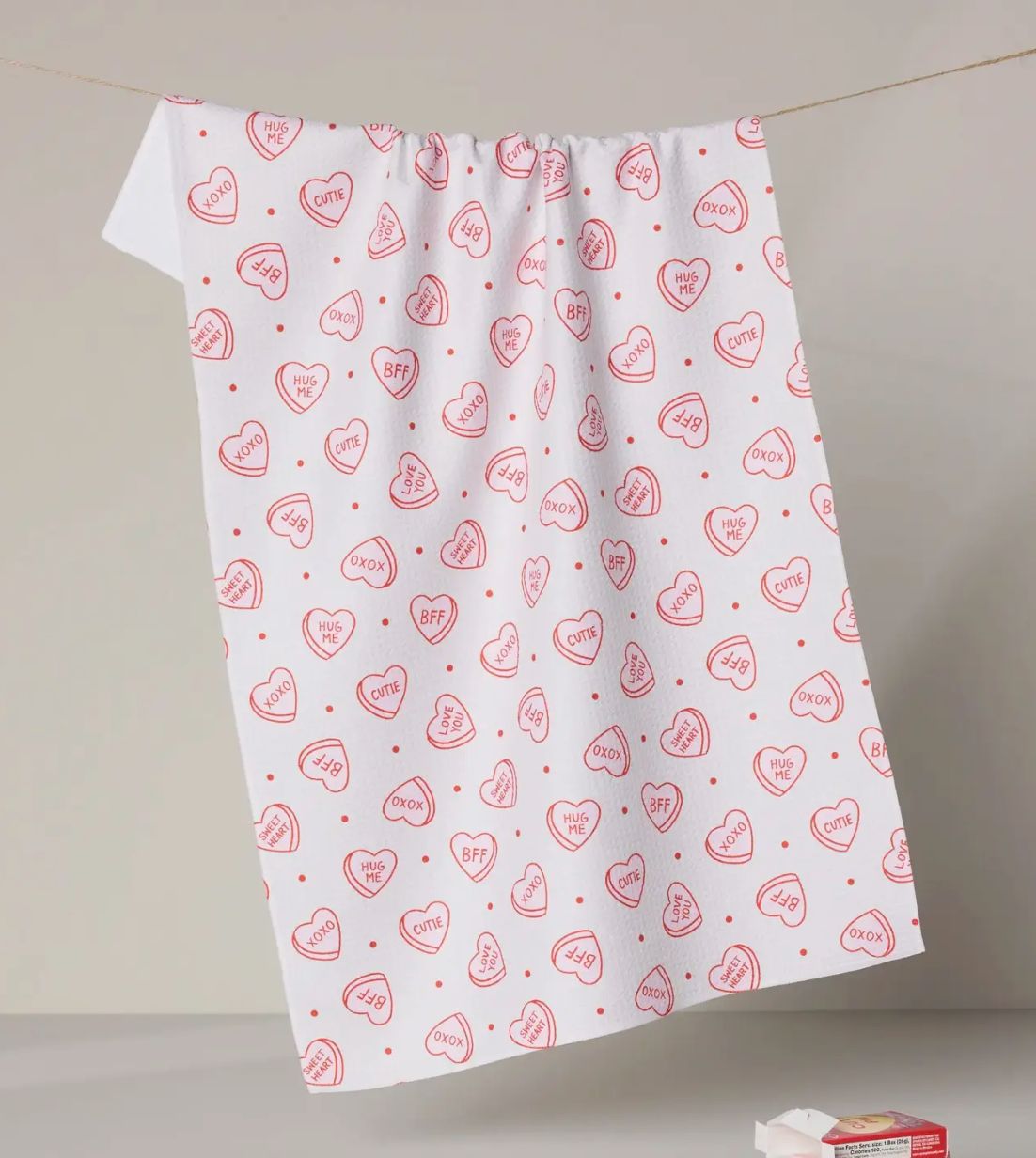 Geometry Winter/Valentines Tea Towels Geometry Winter/Valentines Tea Towels, pattern: Cutie