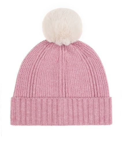 Echo Arched Rib Beanie, Colour: dusty rose