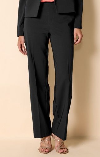 Nic + Zoe Lenox Wide Leg  Pant 31" Black, Size: XS