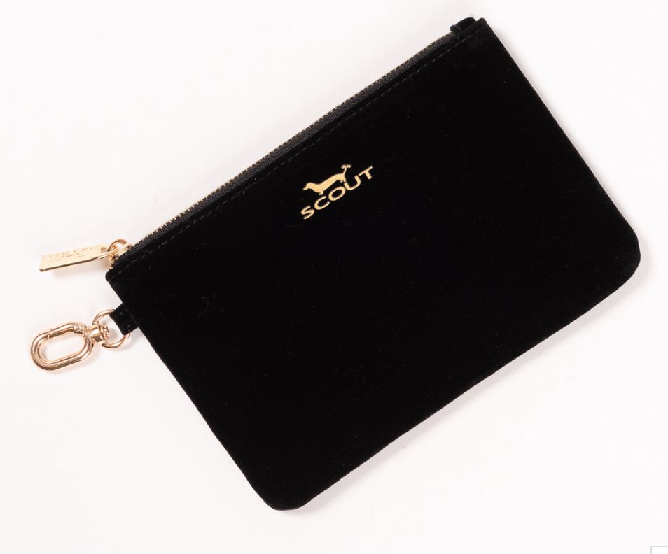 The Carly Pouch - Black Velvet The Carly Pouch - Black Velvet