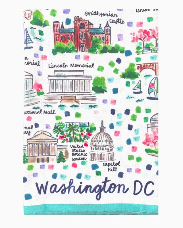 Keva Double Sided Tea Towels Washington DC