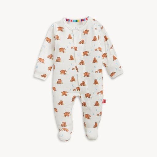 Magnetic Wildly Loved Modal Footie, Size: 0-3M