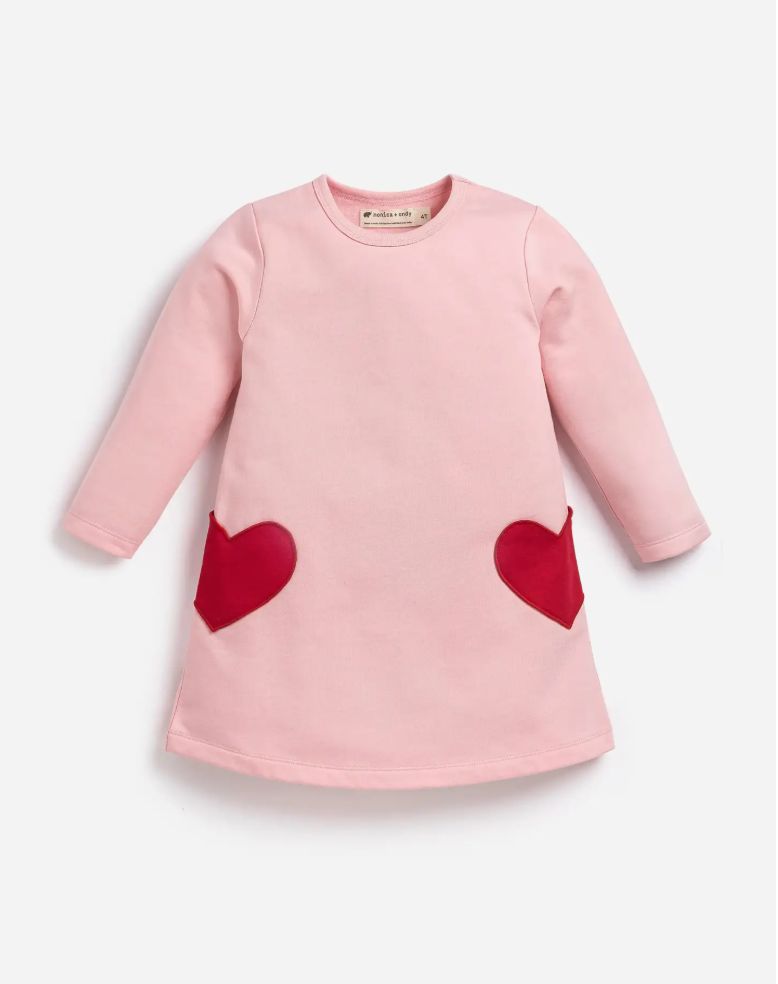 Kids Heart Pocket Dress