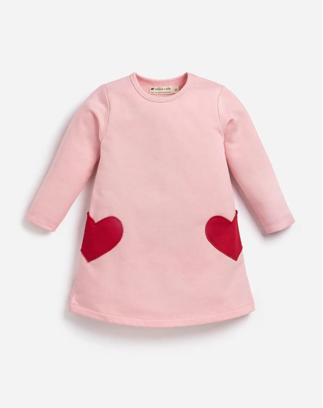 Kids Heart Pocket Dress