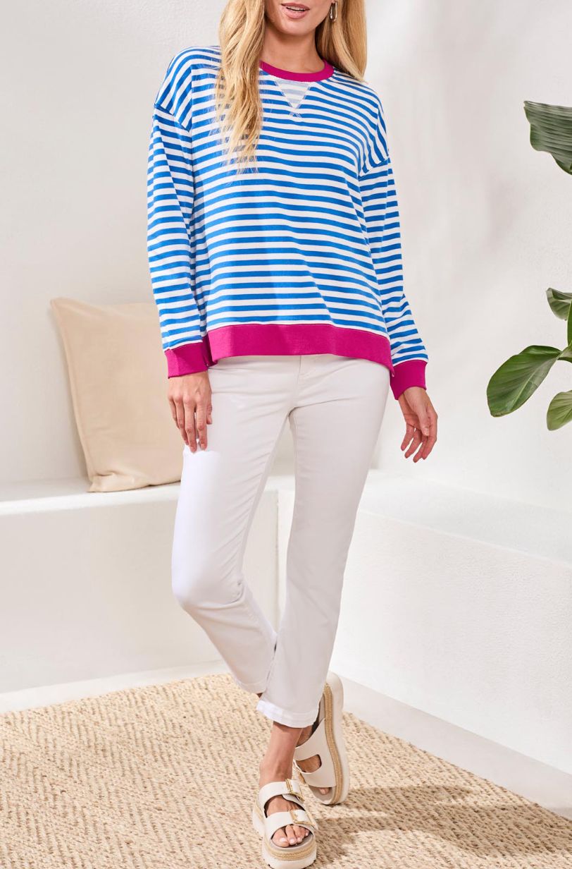 Tribal Longsleeve Crew Turkish Sea