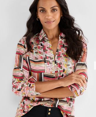 Nic + Zoe Colorweave Shirt