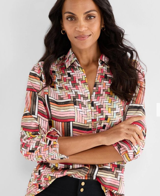 Nic + Zoe Colorweave Shirt