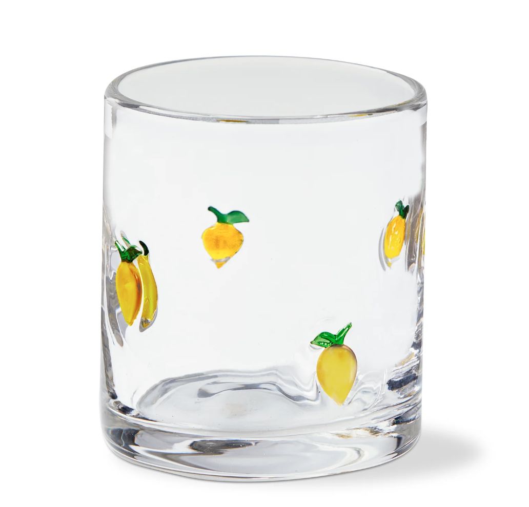 Lemon Double Old Fashioned Glass