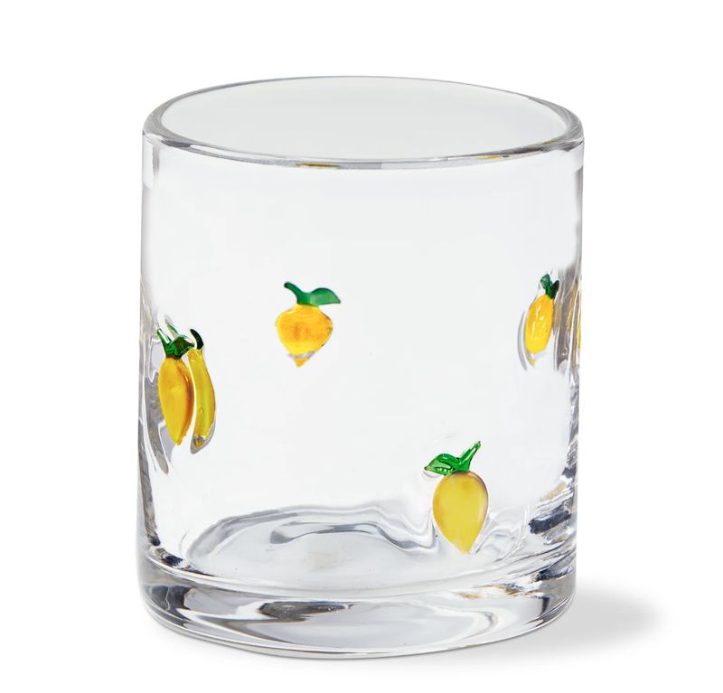 Lemon Double Old Fashioned Glass