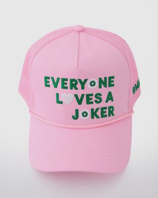 Everyone Loves a Joker Trucker Hat Pink