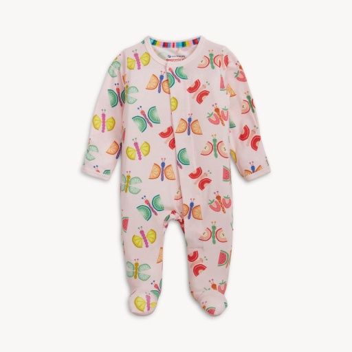 Magnetic The Fruit Flies Modal Footie, Size: 0-3M