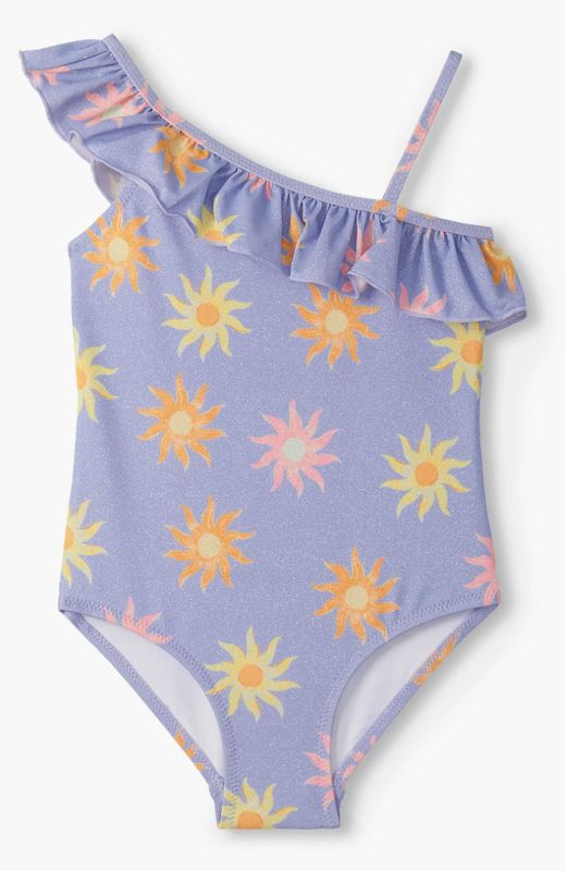 Hatley Faded Suns Ruffle Trim Swimsuit