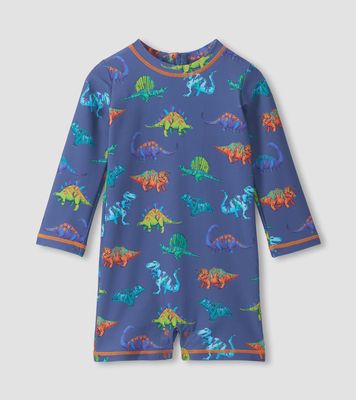 Hatley Dino Party One-Piece Rashguard