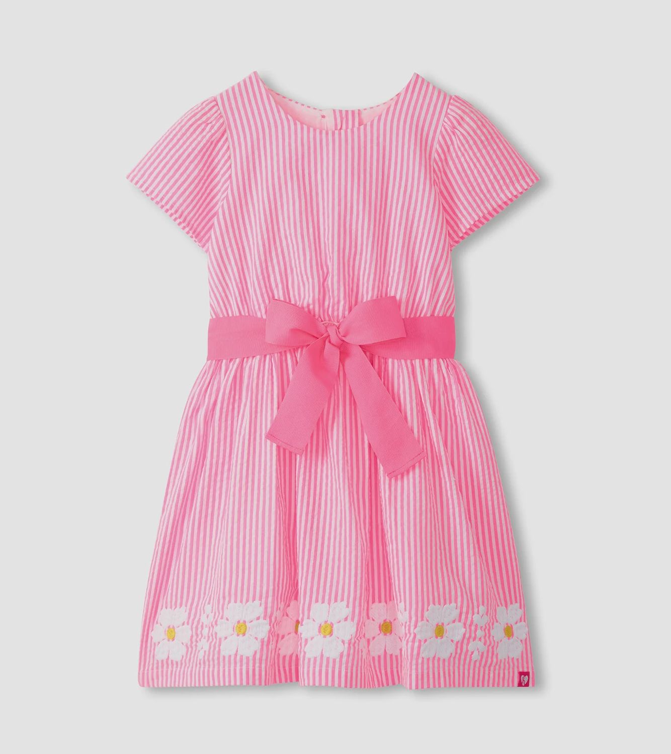 Hatley Pink Seersucker Garden Dress
