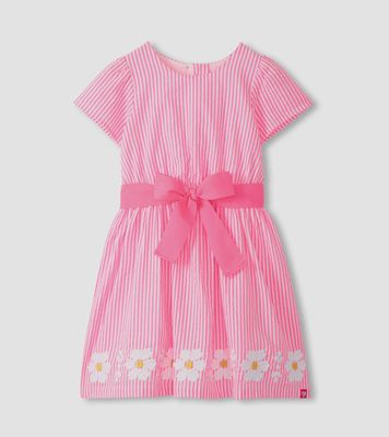 Hatley Pink Seersucker Garden Dress