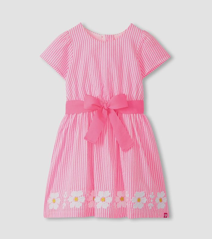 Hatley Pink Seersucker Garden Dress