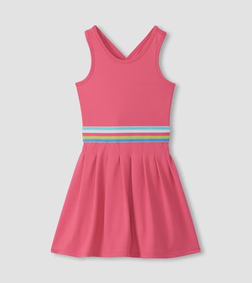 Hatley Fandango Pink Pleated Active Dress Hatley Fandango Pink Pleated Active Dress
