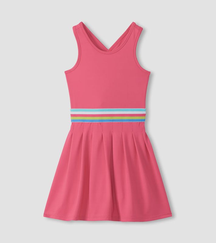Hatley Fandango Pink Pleated Active Dress