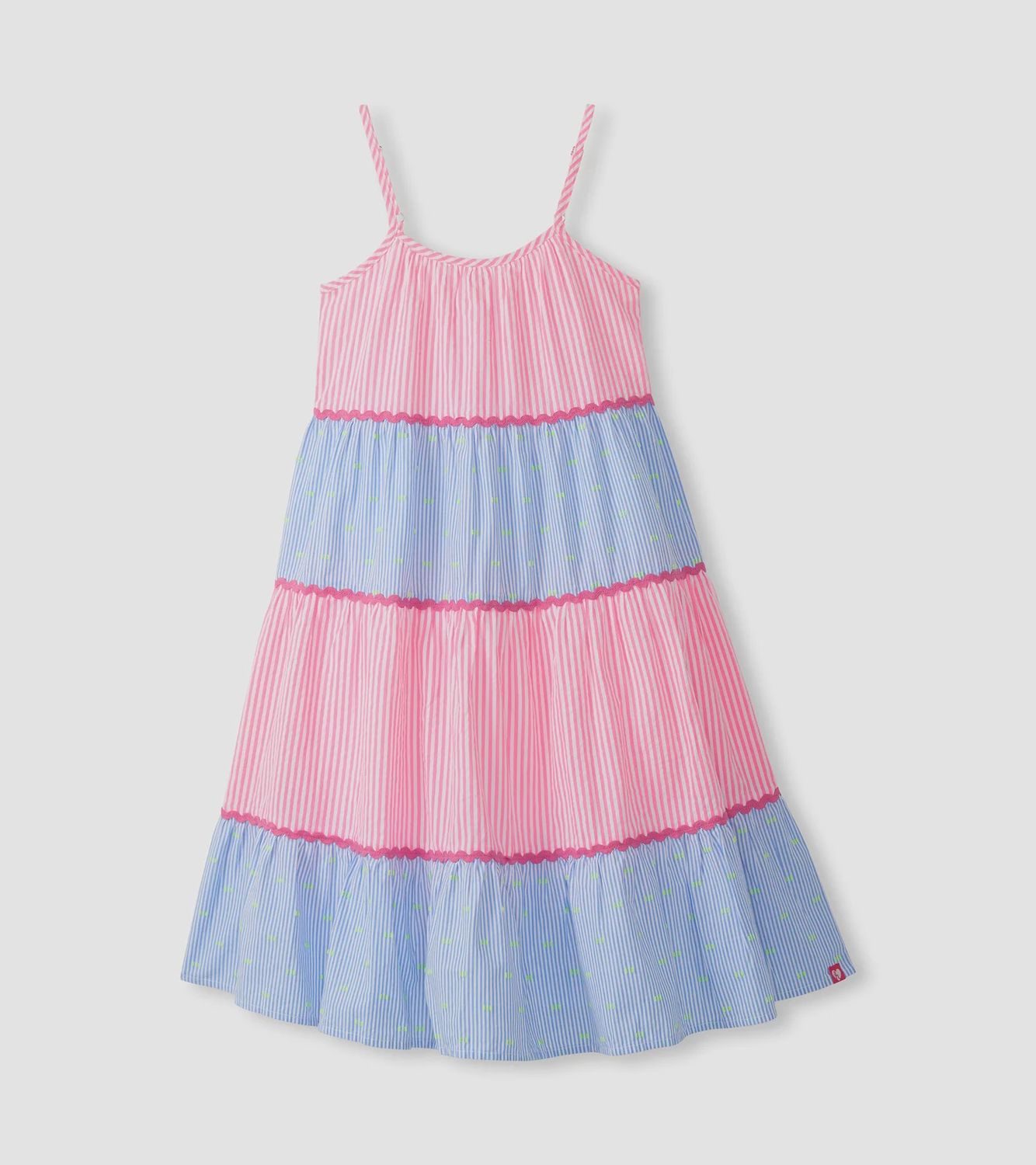 Hatley Mixed Seersucker Strappy Midi Dress