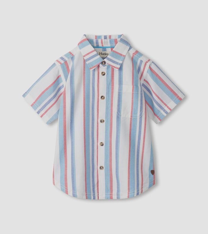 Hatley Nautical Stripes Woven Button Down