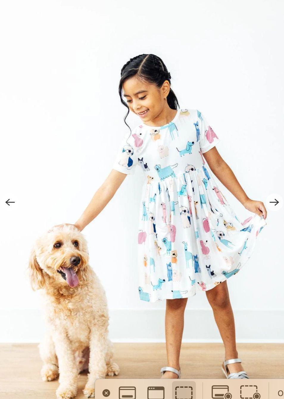 Mila & Rose Puppy Pals Pocket Twirl Dress Mila & Rose Puppy Pals Pocket Twirl Dress