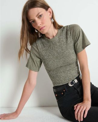 Nation Olivia Smocked Tee Tossed Petals Nation Olivia Smocked Tee Tossed Petals