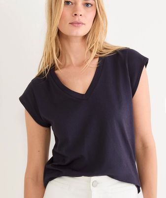 Nic + Zoe Cap Sleeve Supima Cotton Tank