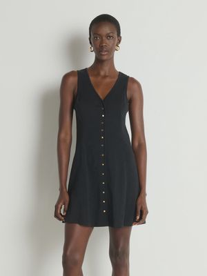 Nation Tierra Mini Dress Jet Black