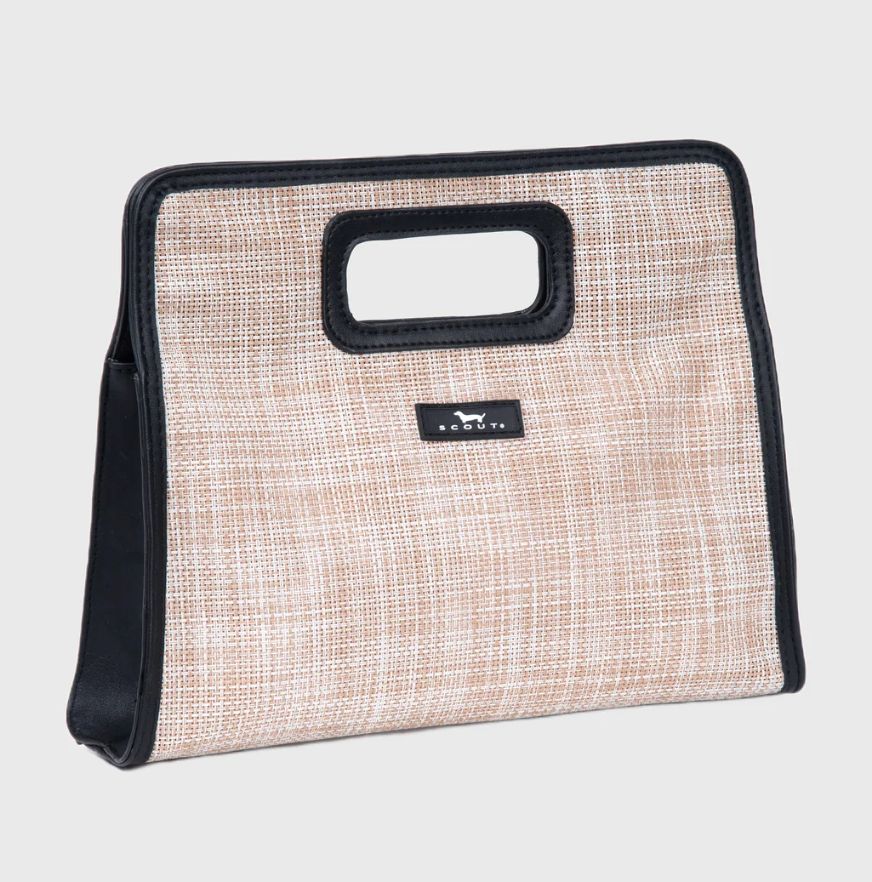 Sunset Clutch - Sand Woven