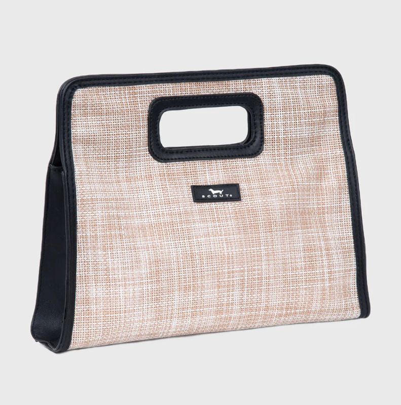 Sunset Clutch - Sand Woven