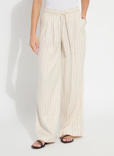 Lysse Iria Pleated Drawstring Wide Leg Pant