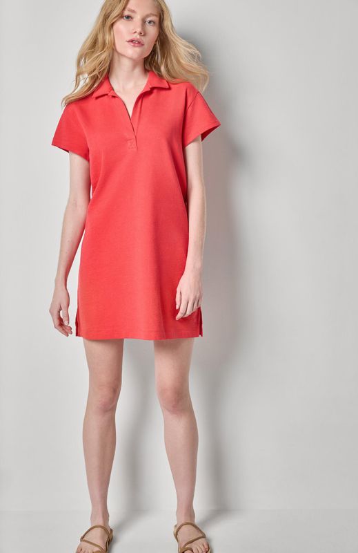 Lilla P Textured Terry Tunic Dress : Zinnia