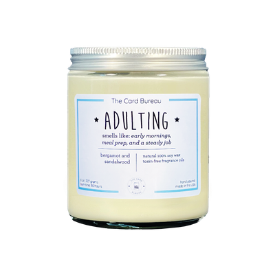 8 oz Adulting Soy Candle 8 oz Adulting Soy Candle