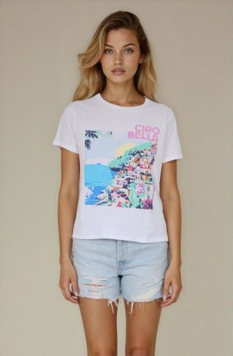 CHRLDR CIAO BELLA Perfect Tee, Size: XS