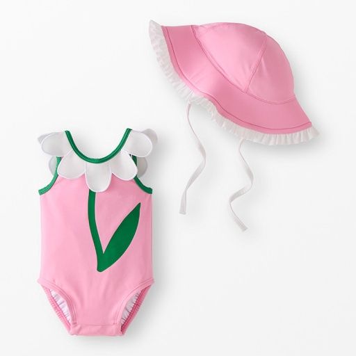 Hanna Andersson Baby Girl Swimsuit Daisy