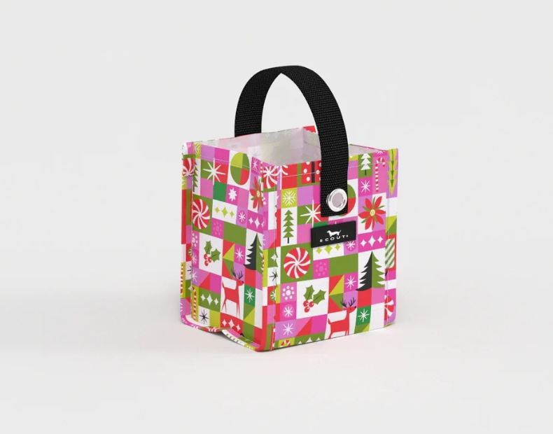 Gift Bag Square X-Small - Holiday Remix