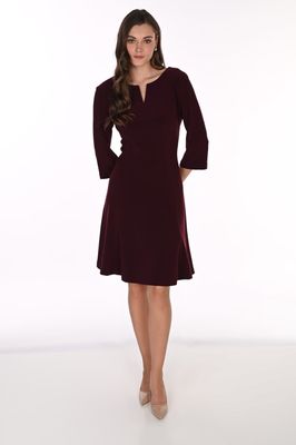 Frank Flare Dress Black Cherry Frank Flare Dress Black Cherry