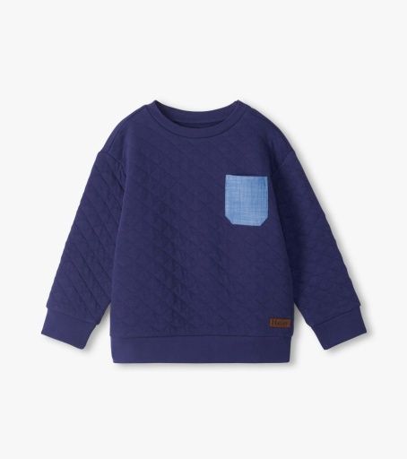 Hatley Patriot Blue Quilted Pullover