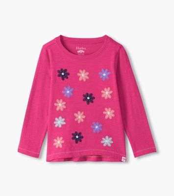 Hatley Very Berry Flowers Long Sleeve Graphic Tee Hatley Very Berry Flowers Long Sleeve Graphic Tee